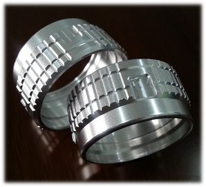 CNC коаксиального кольца алюминия 6061 космический подвергая части механической обработке разъема RF