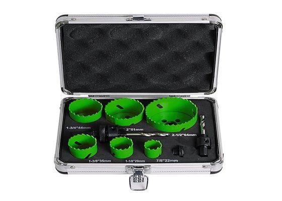 Просверлите 7/8" 1-1/8» 22mm 29mm комплект кольцевой пилы 2 дюймов с случаем нержавеющей стали/алюминиевых